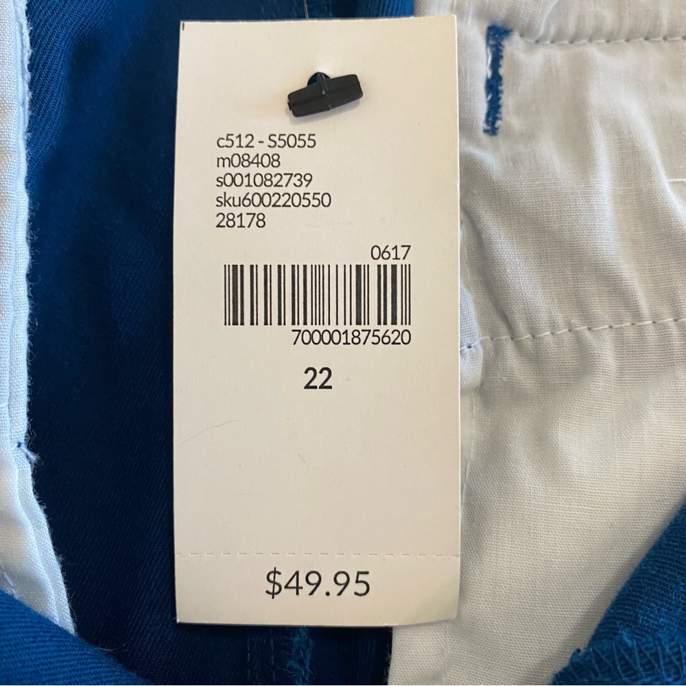 Lane Bryant SZ 22 Women’s Blue Teal Pedal Pushers - Picture 8 of 11